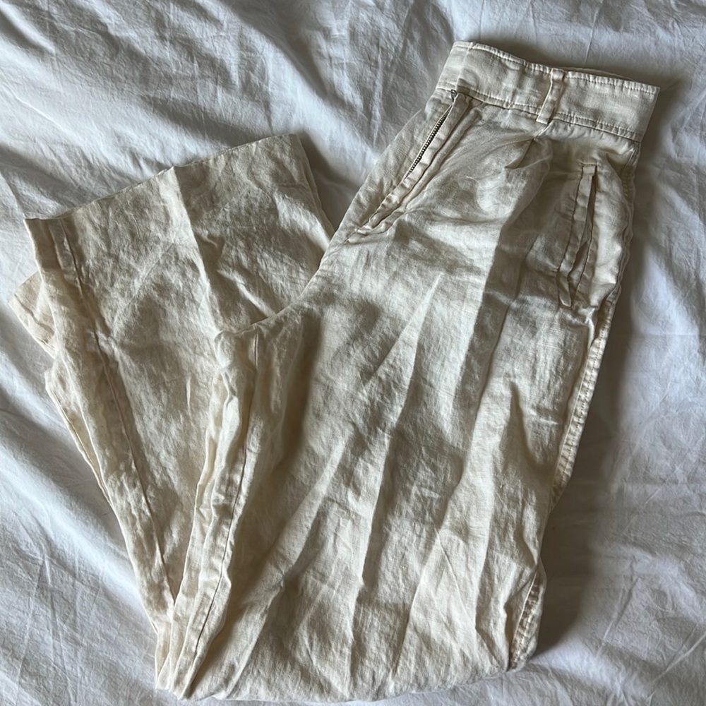 Everlane Linen Way High Drape Pant